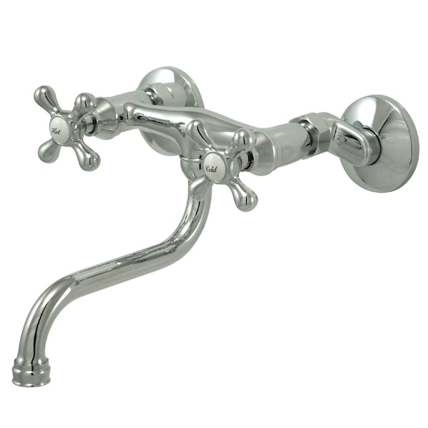 KS216C Adjustable Center Wall Mount Bathroom Faucet